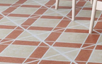 Stone Look Vinyl Flooring Peel and Stick, Matte PVC Self-Adhesive Floor Tiles for Quick Renovation-Ridorn