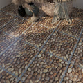 Stone Look Vinyl Flooring Peel and Stick, Matte PVC Self-Adhesive Floor Tiles for Quick Renovation-Ridorn