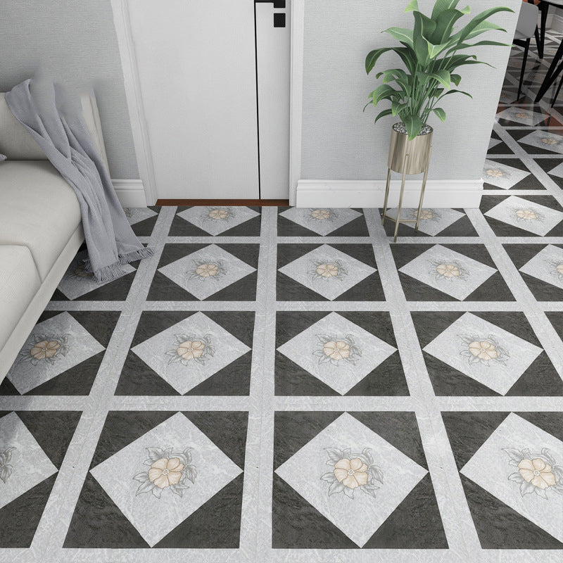 Stone Look Vinyl Flooring Peel and Stick, Matte PVC Self-Adhesive Floor Tiles for Quick Renovation-Ridorn