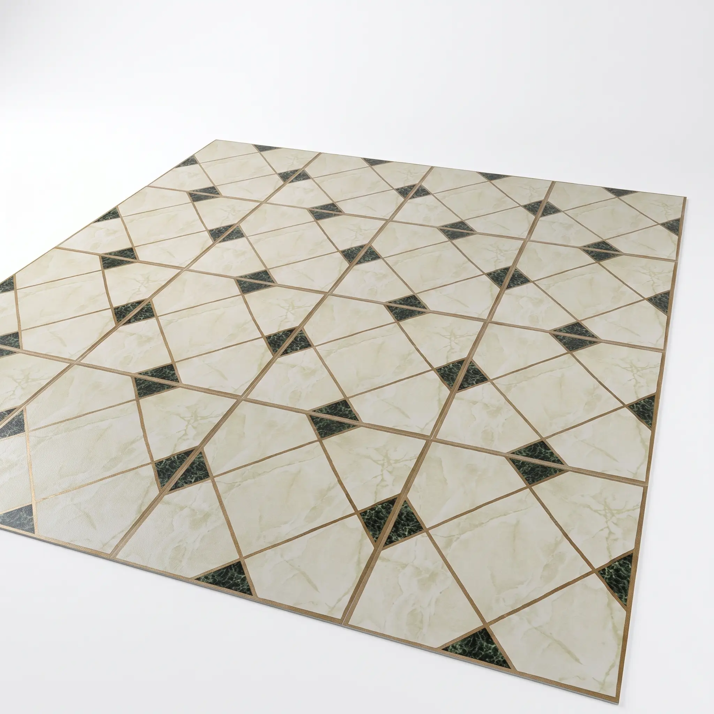 Stone Look Vinyl Flooring Peel and Stick, Matte PVC Self-Adhesive Floor Tiles for Quick Renovation-Ridorn