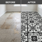 Stone Look Vinyl Flooring Peel and Stick, Matte PVC Self-Adhesive Floor Tiles for Quick Renovation-Ridorn