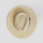 Straw Fedora Hat, Minimalist Coffee-Tone Summer Sun Hat with Modern Fit-Ridorn