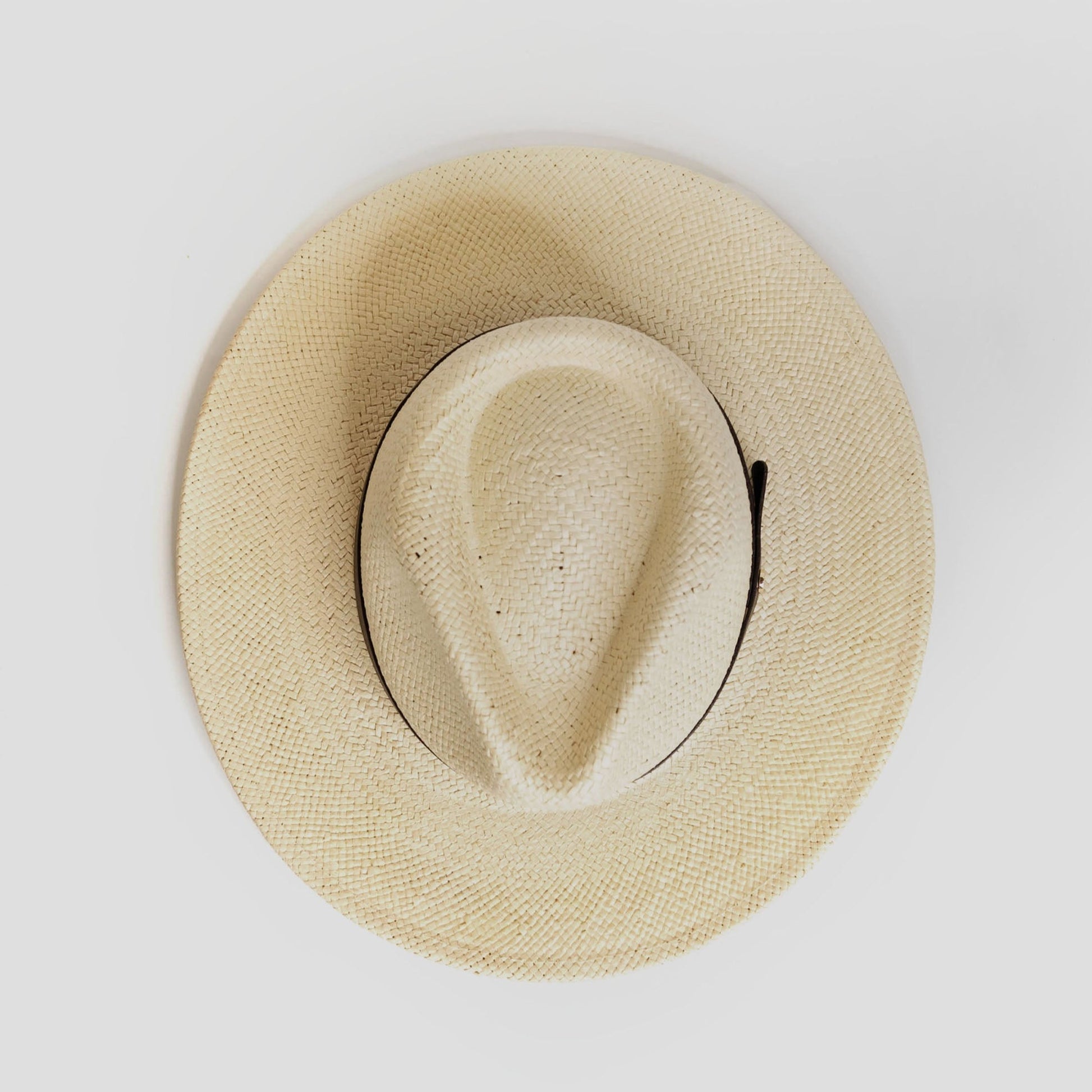 Straw Fedora Hat, Minimalist Coffee-Tone Summer Sun Hat with Modern Fit-Ridorn