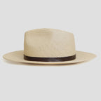 Straw Fedora Hat, Minimalist Coffee-Tone Summer Sun Hat with Modern Fit-Ridorn