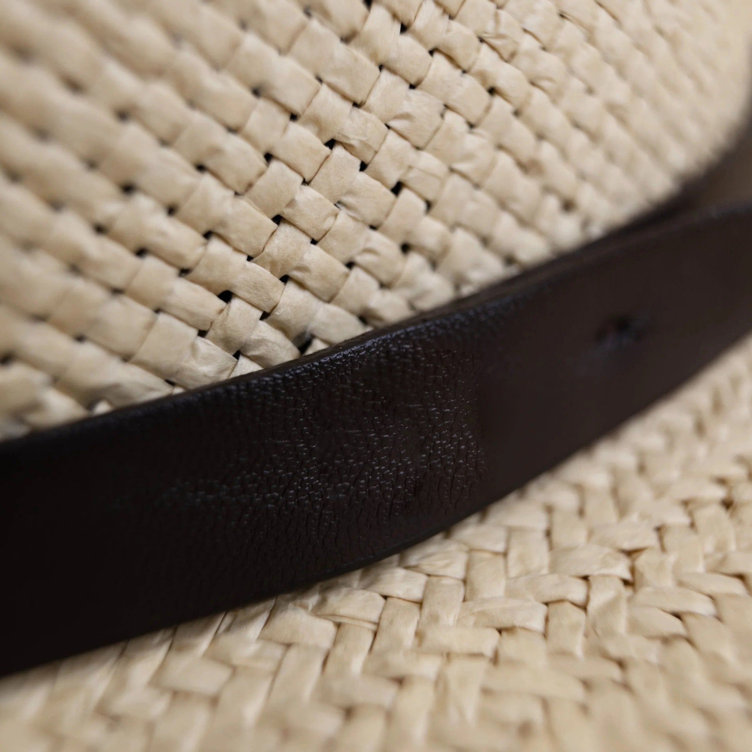 Straw Fedora Hat, Minimalist Coffee-Tone Summer Sun Hat with Modern Fit-Ridorn
