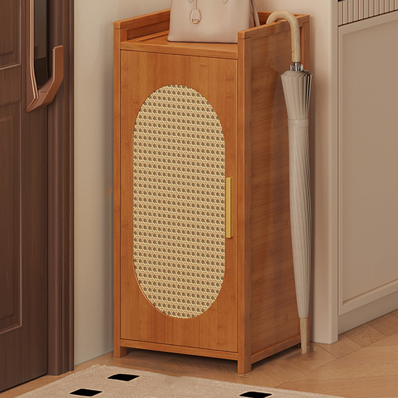 Stylish Bamboo Shoe Storage Cabinet with Detachable Shelves | Ridorn-Shoe Storage-Ridorn