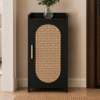 Stylish Bamboo Shoe Storage Cabinet with Detachable Shelves | Ridorn-Shoe Storage-Ridorn