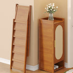 Stylish Bamboo Shoe Storage Cabinet with Detachable Shelves | Ridorn-Shoe Storage-Ridorn