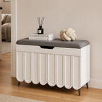 Stylish Entryway Bench with 4-Tier Shoe Storage Solution | Ridorn-Shoe Storage Furniture-Ridorn