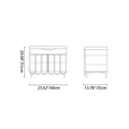 Stylish Entryway Bench with 4-Tier Shoe Storage Solution | Ridorn-Shoe Storage Furniture-Ridorn