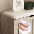 Stylish Entryway Bench with 4-Tier Shoe Storage Solution | Ridorn-Shoe Storage Furniture-Ridorn