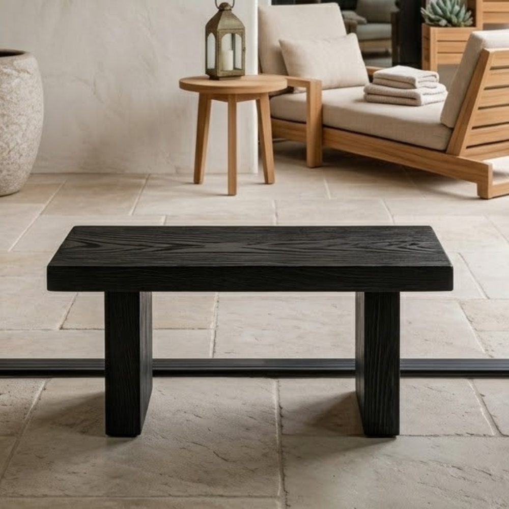 Stylish Pine Wood Shoe Storage Bench for Entryway or | Ridorn-Benches-Ridorn