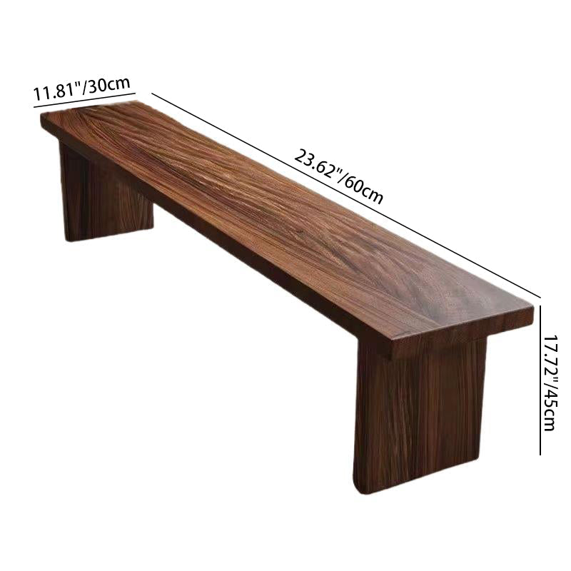 Stylish Pine Wood Shoe Storage Bench for Entryway or | Ridorn-Benches-Ridorn