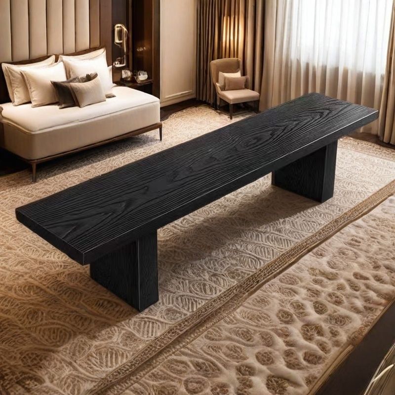 Stylish Pine Wood Shoe Storage Bench for Entryway or | Ridorn-Benches-Ridorn