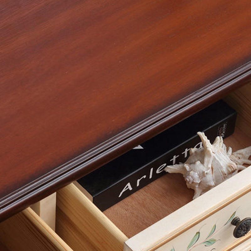 Stylish Solid Wood 4-Tier Shoe Cabinet for Entryway Storage | Ridorn-Shoe Cabinets-Ridorn