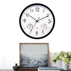 Stylish Waterproof Garden Clock with Weather Meter | Ridorn-Clocks-Ridorn