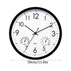 Stylish Waterproof Garden Clock with Weather Meter | Ridorn-Clocks-Ridorn