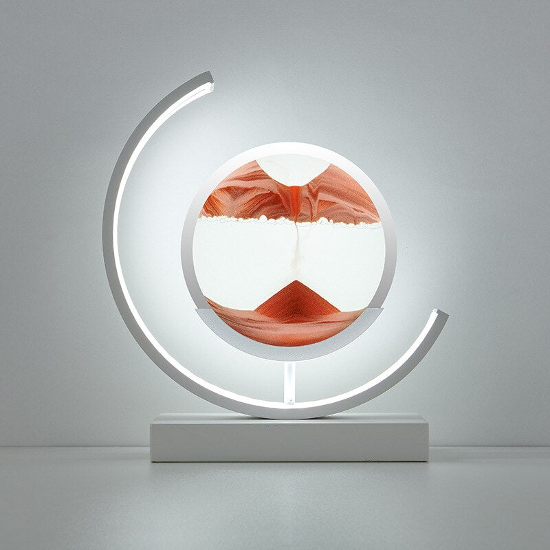 Table Lamp Circular Frame | LED Desk Fixture | Ridorn