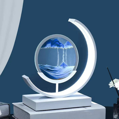 Table Lamp Circular Frame | LED Desk Fixture | Ridorn