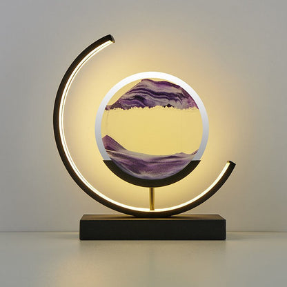 Table Lamp Circular Frame | LED Desk Fixture | Ridorn