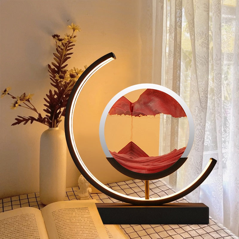 Table Lamp Circular Frame | LED Desk Fixture | Ridorn