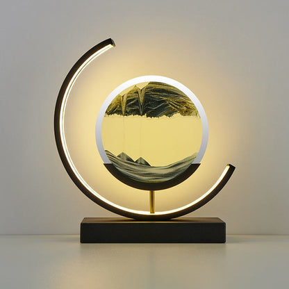 Table Lamp Circular Frame | LED Desk Fixture | Ridorn