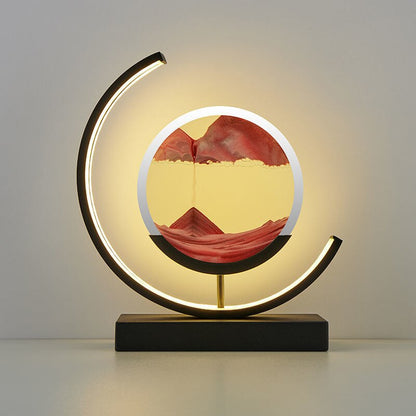 Table Lamp Circular Frame | LED Desk Fixture | Ridorn