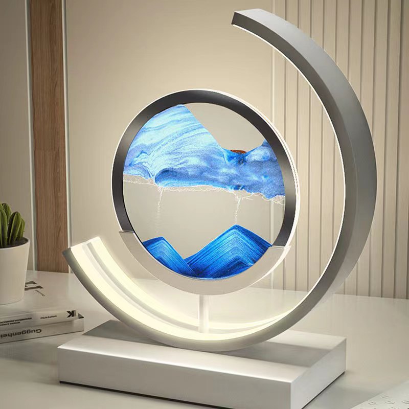 Table Lamp Circular Frame | LED Desk Fixture | Ridorn