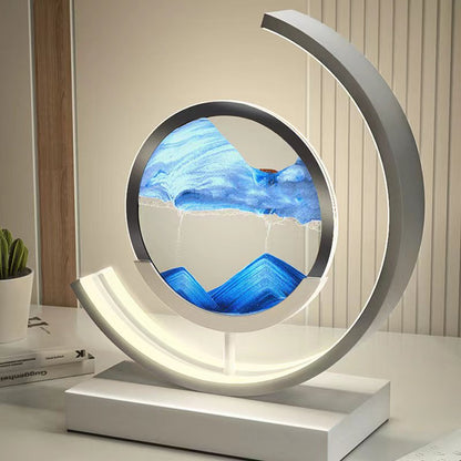 Table Lamp Circular Frame | LED Desk Fixture | Ridorn