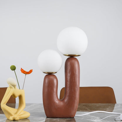 Table Lamp | Double Globe Table Light | Ridorn