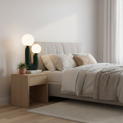 Table Lamp | Double Globe Table Light | Ridorn