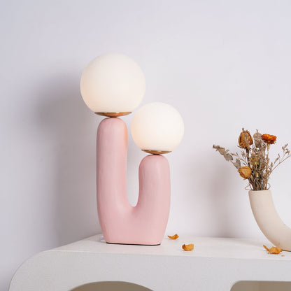 Table Lamp | Double Globe Table Light | Ridorn