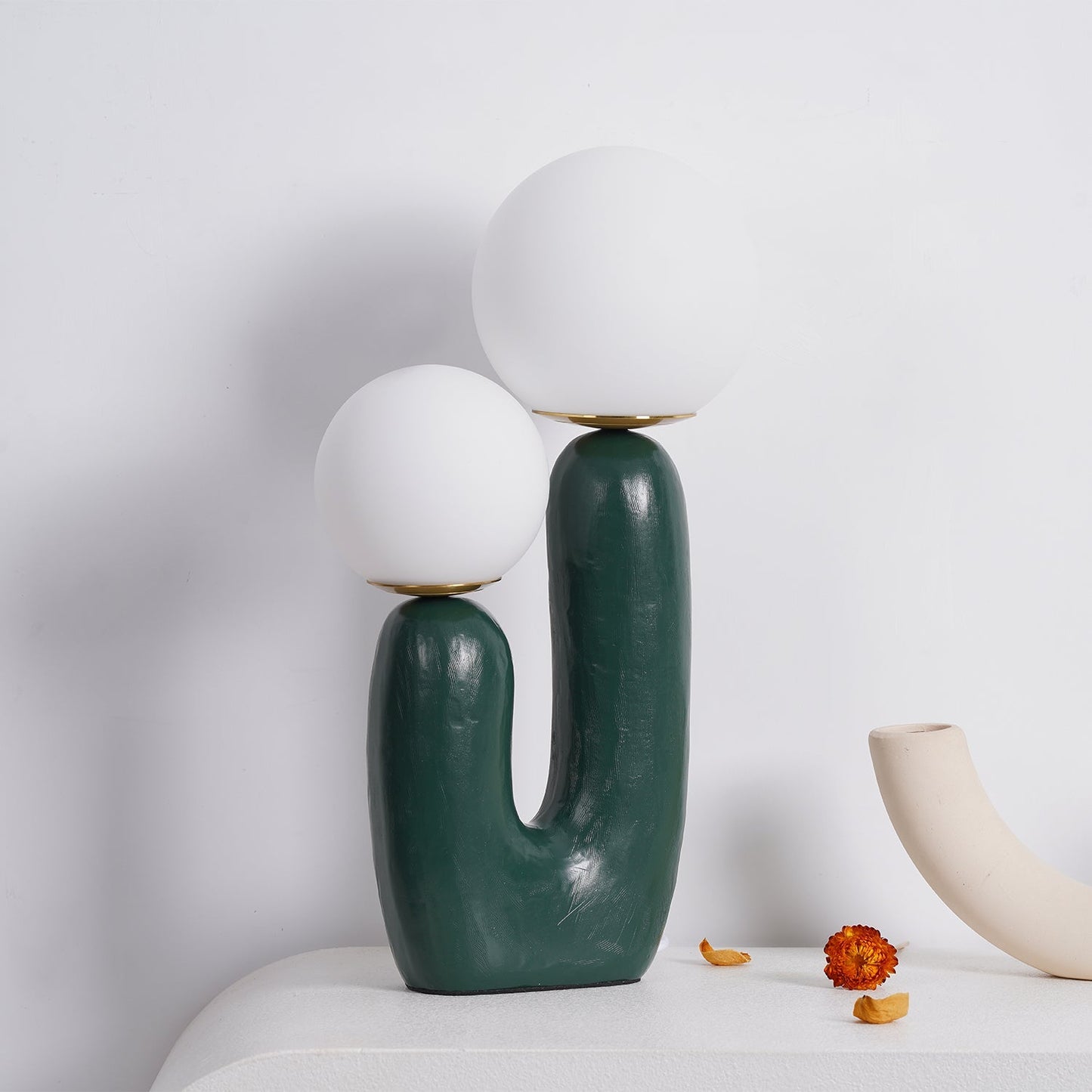 Table Lamp | Double Globe Table Light | Ridorn