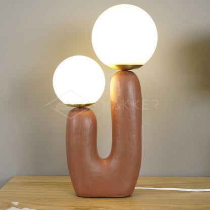 Table Lamp | Double Globe Table Light | Ridorn