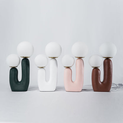 Table Lamp | Double Globe Table Light | Ridorn