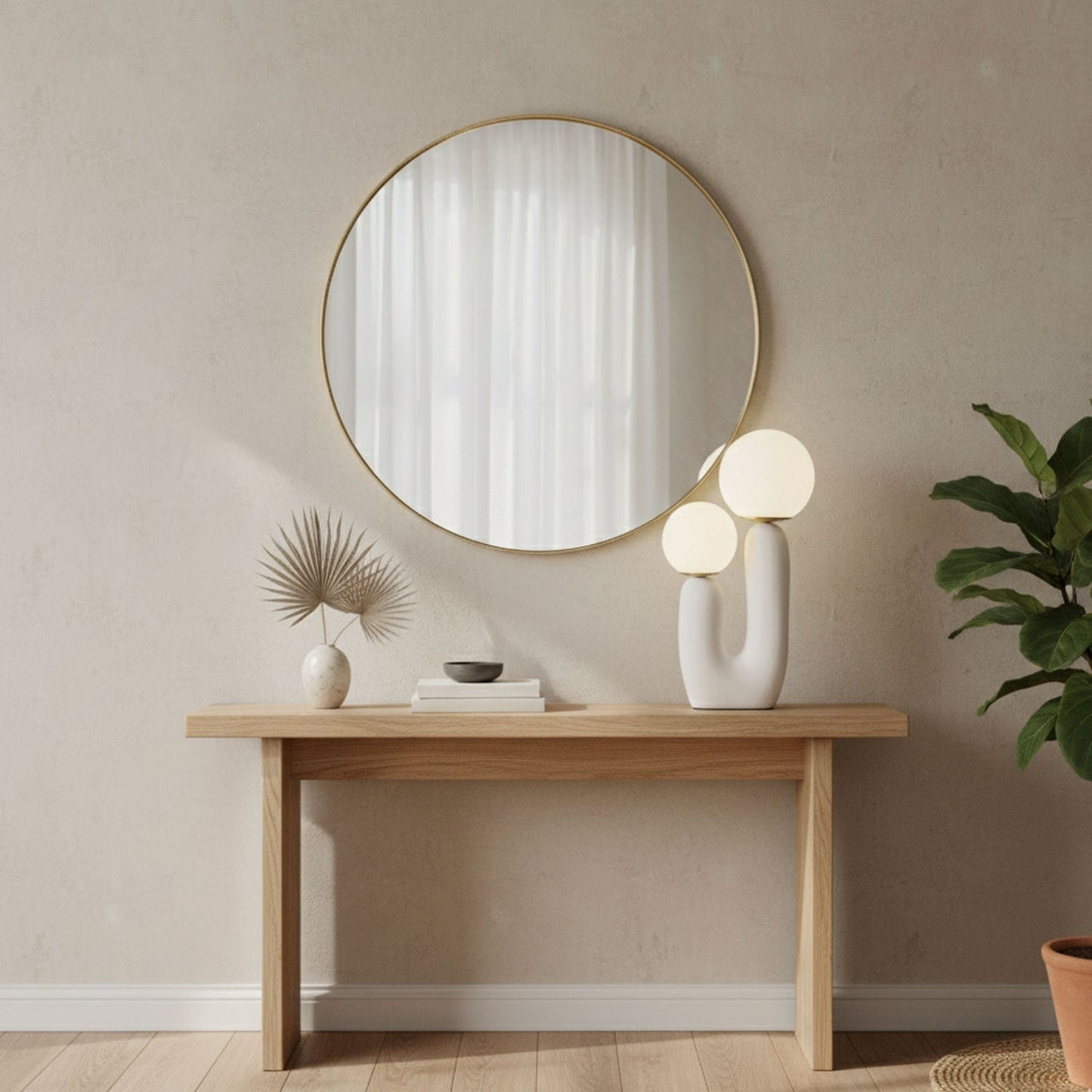 Table Lamp | Double Globe Table Light | Ridorn