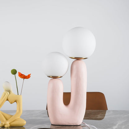 Table Lamp | Double Globe Table Light | Ridorn