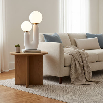 Table Lamp | Double Globe Table Light | Ridorn