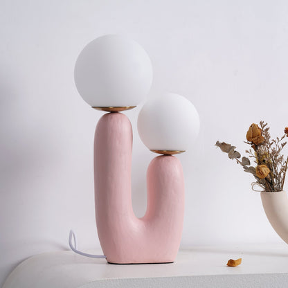 Table Lamp | Double Globe Table Light | Ridorn