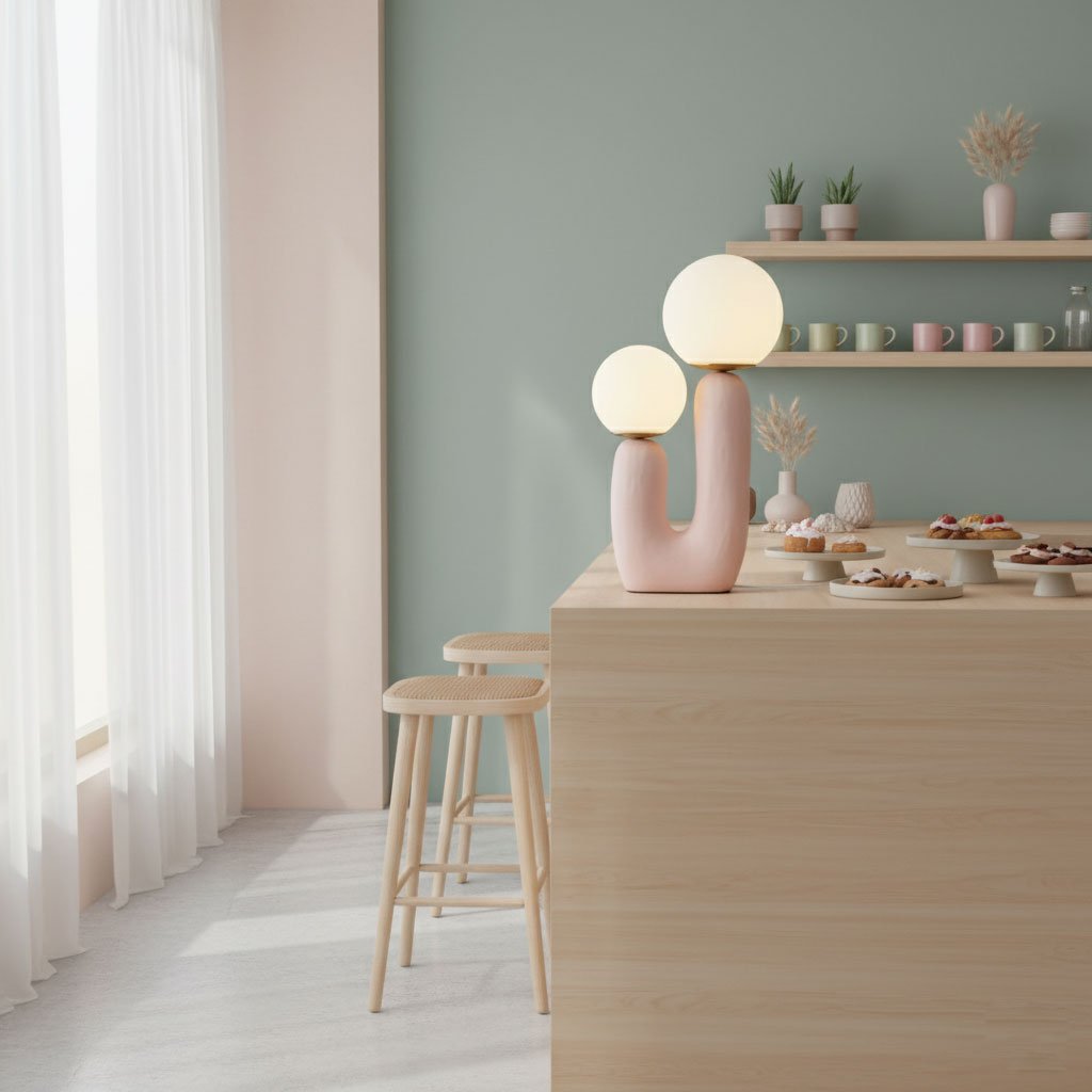Table Lamp | Double Globe Table Light | Ridorn