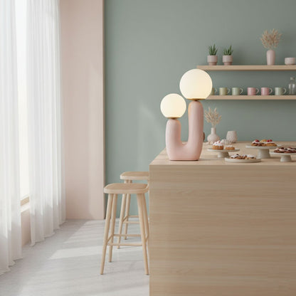 Table Lamp | Double Globe Table Light | Ridorn
