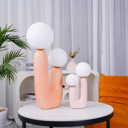 Table Lamp | Double Globe Table Light | Ridorn
