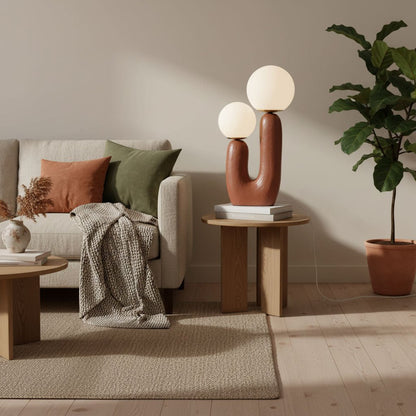 Table Lamp | Double Globe Table Light | Ridorn
