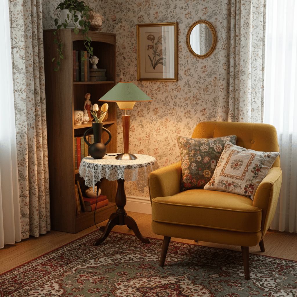 Table Lamp | Fabric Shade Table Light | Ridorn