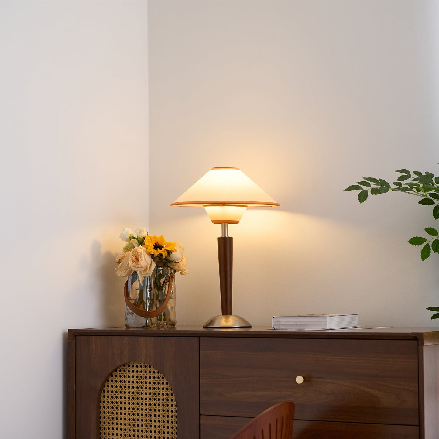 Table Lamp | Fabric Shade Table Light | Ridorn