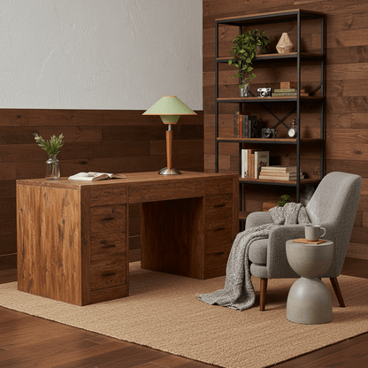 Table Lamp | Fabric Shade Table Light | Ridorn