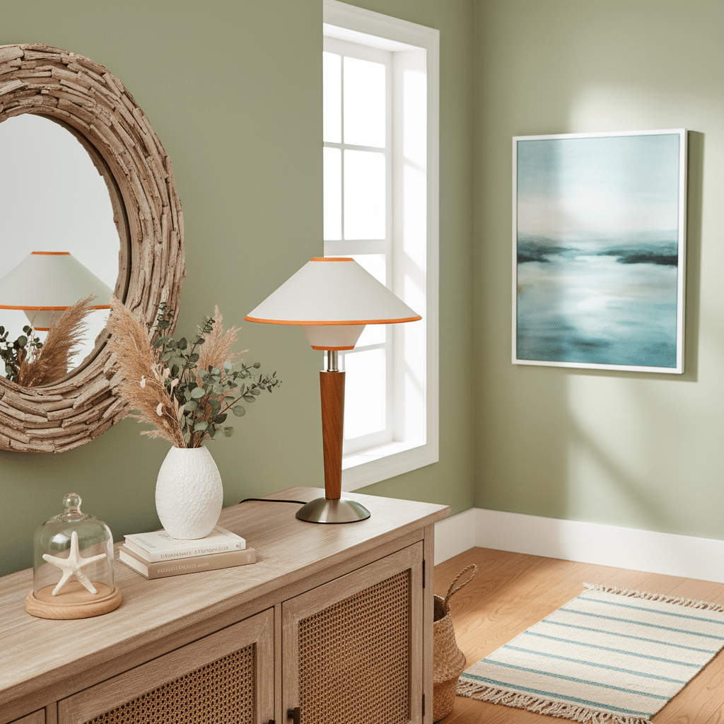 Table Lamp | Fabric Shade Table Light | Ridorn