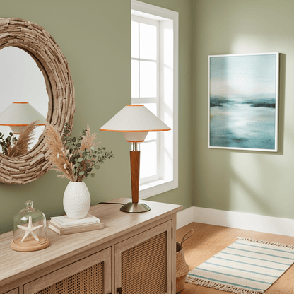 Table Lamp | Fabric Shade Table Light | Ridorn