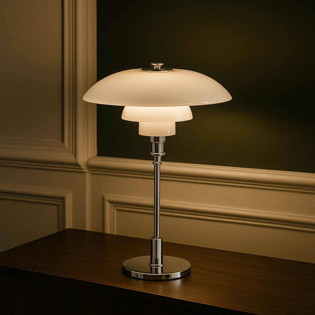 Table Lamp | Layered Shade Lighting | Ridorn
