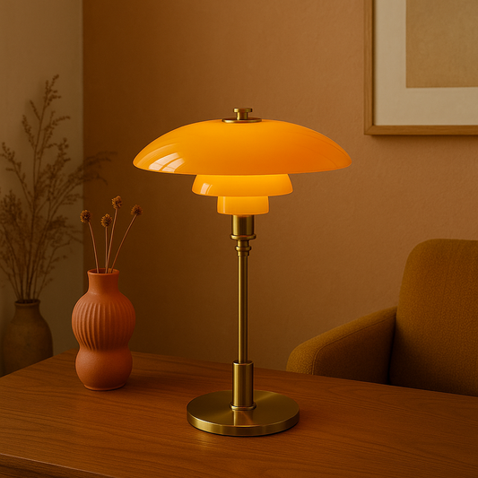 Table Lamp | Layered Shade Lighting | Ridorn